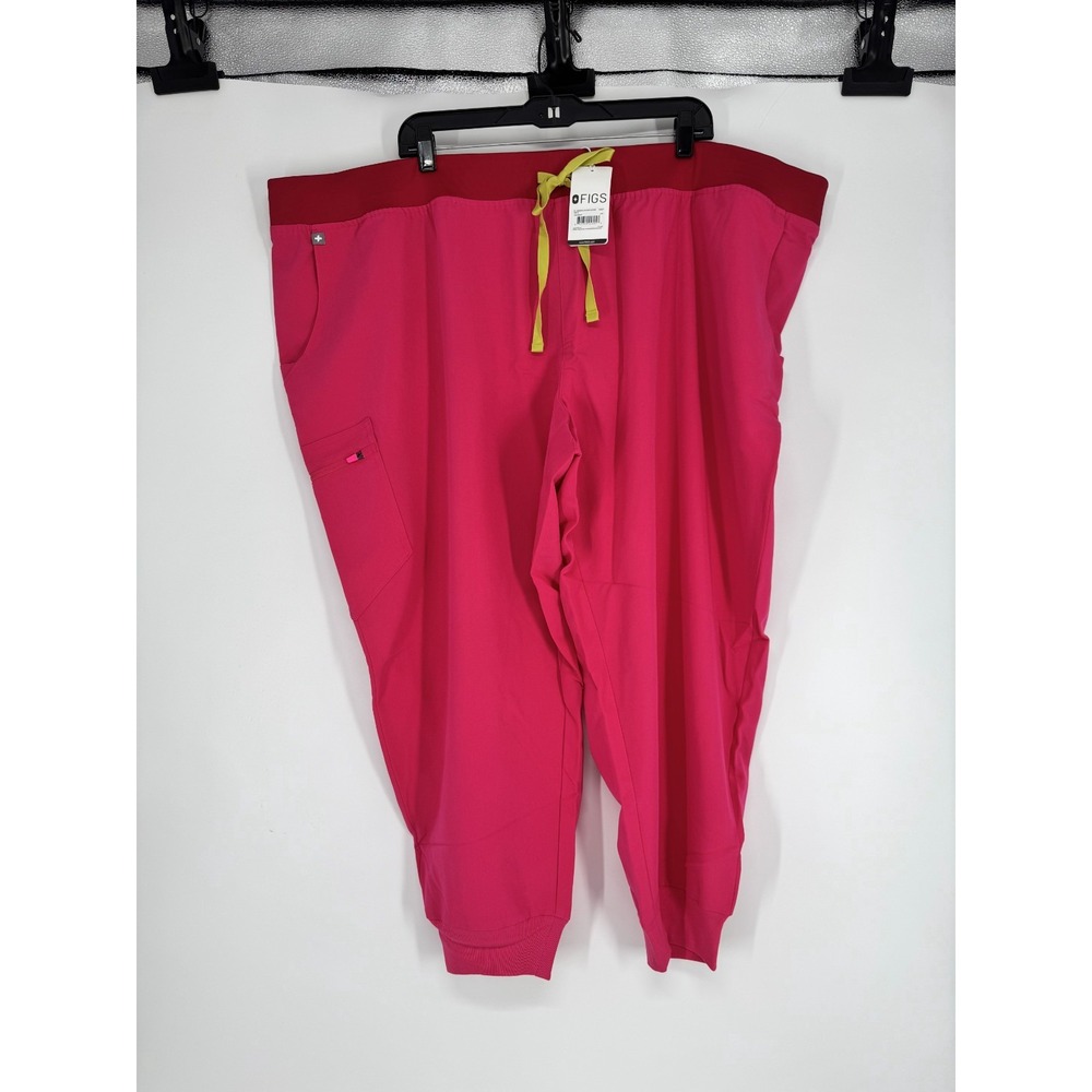 FIGS Technical Collection Zamora Joggers Scrub Pants Hot Pink 6XLP 6XL‎ Petite